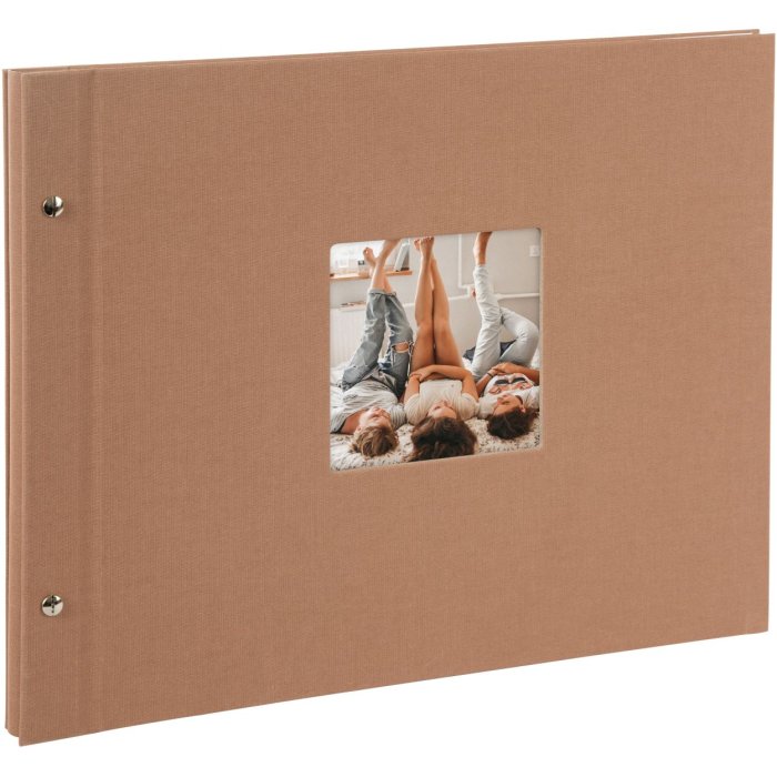 Goldbuch Schroefalbum Bella Vista Hazelnoot 39x31 cm 40 witte paginas