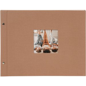 Goldbuch Schroefalbum Bella Vista Hazelnoot 39x31 cm 40 witte paginas