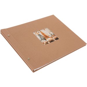 Goldbuch Schroefalbum Bella Vista Hazelnoot 39x31 cm 40 witte paginas