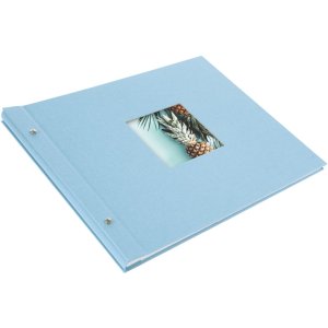 Goldbuch Schroefalbum Bella Vista Hemelsblauw 39x31 cm 40 witte paginas