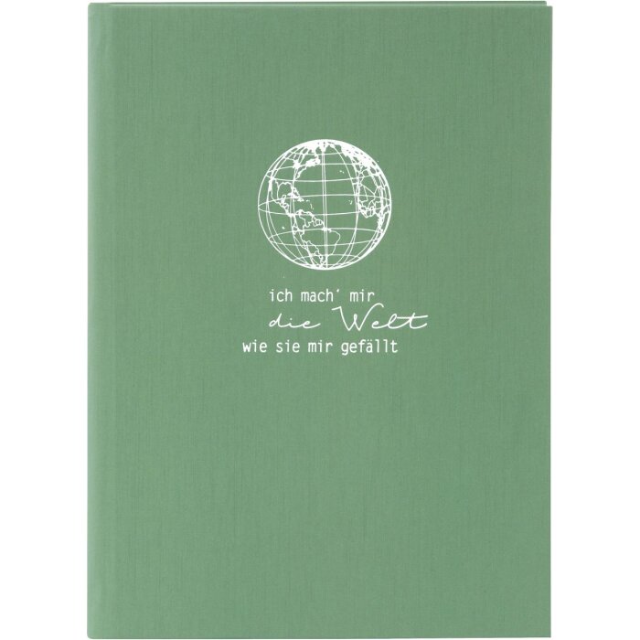 Goldbuch Notitieboek cheeky & free mosgroen 15x22 cm 200 paginas gestippeld