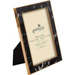 Goldbuch Metalen portret lijst Marmer 13x18 cm zwart
