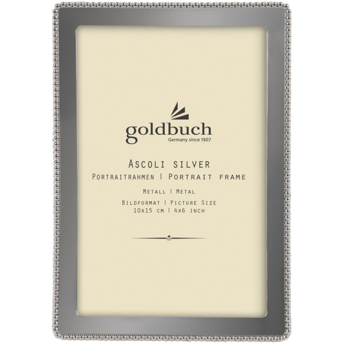 Goldbuch Metalen fotolijst Ascoli zilver 10x15 cm