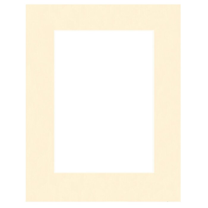 Passe-partout op maat - Bianco Cotone