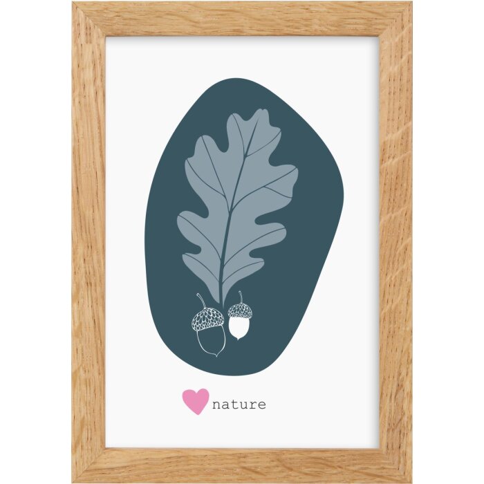 Goldbuch fotolijst Massief eiken natuur helder glas hout formaat 10x15 cm tot 30x40 cm