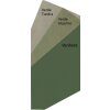 Afgerond passepartout groen 40 maten Verde Muschio