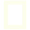 Passepartout 20x25 cm - 13x18 cm Bianco Latte