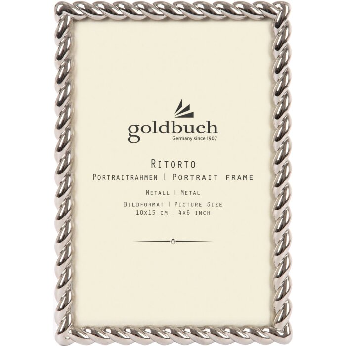 Goldbuch Metalen fotolijst Ritorto 10x15 cm en 13x18 cm zilver