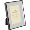 Goldbuch Metalen fotolijst Scuro zwart met passe-partout 10x10 cm tot 15x20 cm
