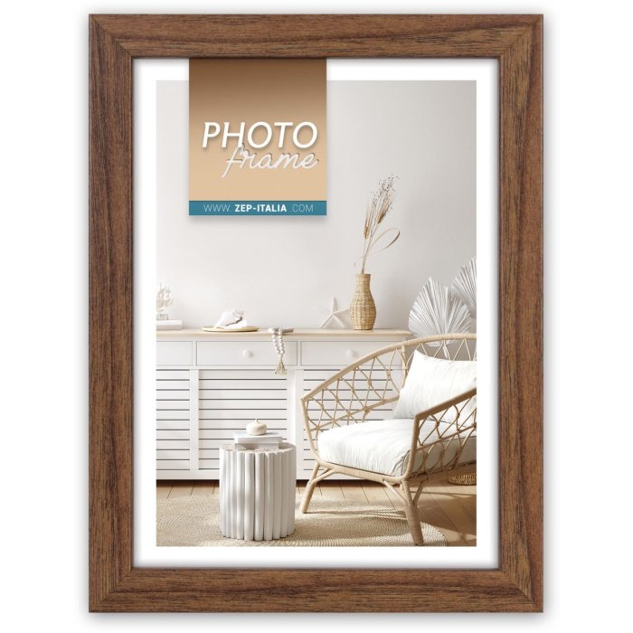 Fotolijst Vivan 10x15 cm donkerbruin
