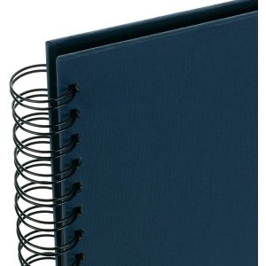 ZEP Spiraalalbum Misty blauw 25x25 cm 50 zwarte paginas