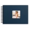 ZEP Spiraalalbum Mistig blauw 21x16 cm 50 zwarte paginas