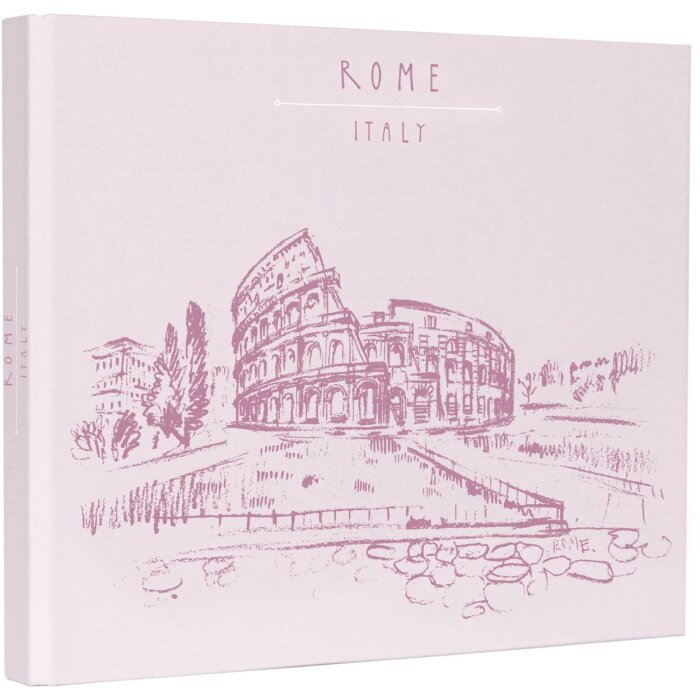 Panodia spiraal album Excapade Rome 27,5x23,2 cm 60 witte paginas