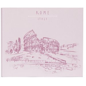 Panodia spiraal album Excapade Rome 27,5x23,2 cm 60 witte paginas