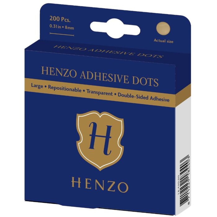 Henzo kleefstippen 8mm verwijderbaar 300 stuks
