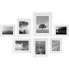 Henzo Wandlijsten Set Driftwood wit 7 fotolijsten