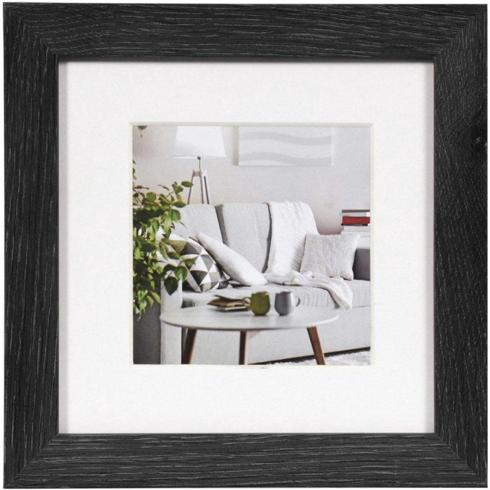 Fotolijst Modern 15x15 cm zwart