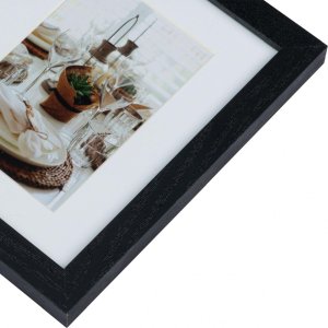 Henzo Fotogalerij Modern 23x35 cm zwart 2 fotos 13x18 cm