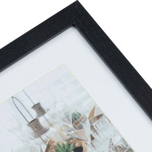 Fotogalerij Modern 23x50 cm zwart 3 fotos 13x18 cm