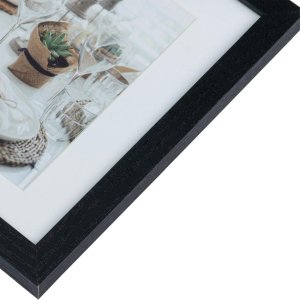 Fotogalerij Modern 23x50 cm zwart 3 fotos 13x18 cm