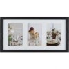 Fotogalerij Modern 23x50 cm zwart 3 fotos 13x18 cm