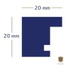 Fotolijst Modern 70x70 cm wit