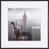 Henzo Aluminium Lijst Manhattan zwart 40x40 cm met Passepartout 30x30 cm