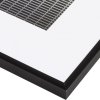 Henzo Aluminium Lijst Manhattan zwart 40x40 cm met Passepartout 30x30 cm