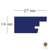 Henzo Houten lijst Driftwood 60x90 cm blauw