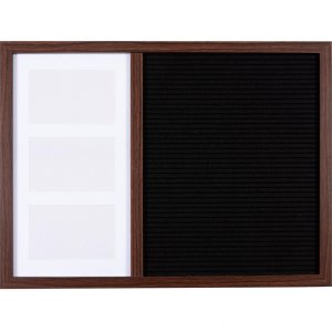 Henzo Letterbord 37,5x52,5 cm Donkerbruin Hoge kwaliteit houten letters Emojis