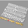 Henzo Letterbord 37,5x52,5 cm Donkerbruin Hoge kwaliteit houten letters Emojis