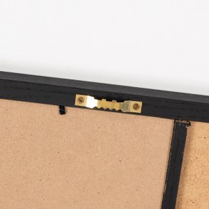 Henzo brievenbord 37,5 x 52,5 cm zwart met fotohouders