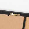 Henzo brievenbord 37,5 x 52,5 cm zwart met fotohouders