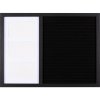 Henzo brievenbord 37,5 x 52,5 cm zwart met fotohouders