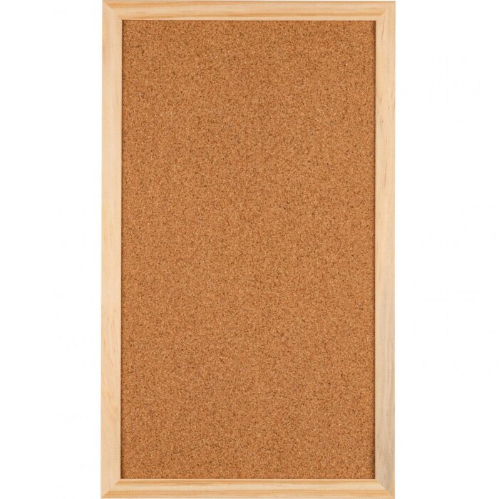 Henzo prikbord 30x49cm houten frame kurkoppervlak wandmontage kantoor thuis school