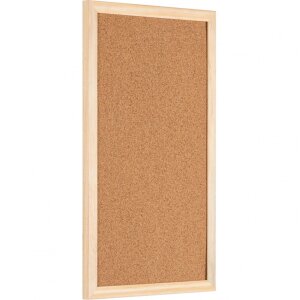 Henzo prikbord 30x49cm houten frame kurkoppervlak...