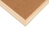 Henzo prikbord 30x49cm houten frame kurkoppervlak wandmontage kantoor thuis school