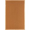 Henzo prikbord natuurkurk houten lijst 60x90 cm voor kantoor keuken klaslokaal