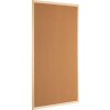 Henzo prikbord natuurkurk houten lijst 60x90 cm voor kantoor keuken klaslokaal