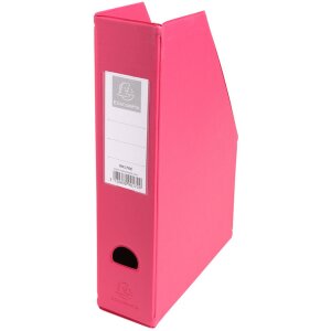 Exacompta PVC rugvijl 70mm etikethouder en grijpgat