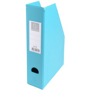 Exacompta PVC rugvijl 70mm etikethouder en grijpgat