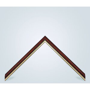 Walther Houten Kader Murcia bruin Anti-reflecterend glas  25x50 cm
