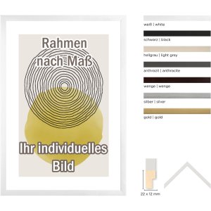 Walther Houten Lijst Sevilla grijs 30x40 cm Anti-reflecterend glas