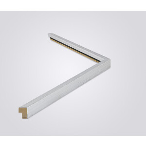 Walther Houten Lijst Sevilla zilver 50x50 cm Anti-reflecterend glas