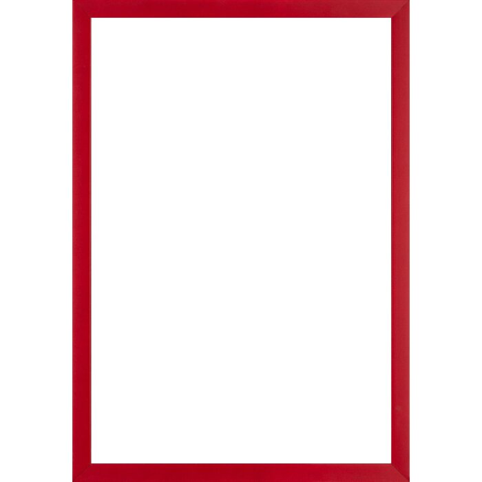 Walther Houten Lijst Valencia Anti-reflecterend glas rood 50x65 cm