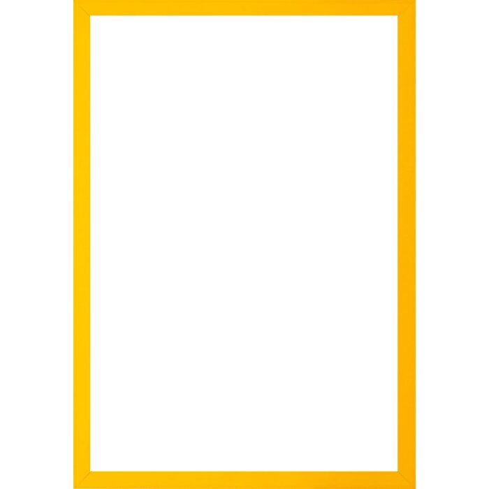 Walther Houten Lijst Valencia Anti-reflecterend glas geel  45x80 cm
