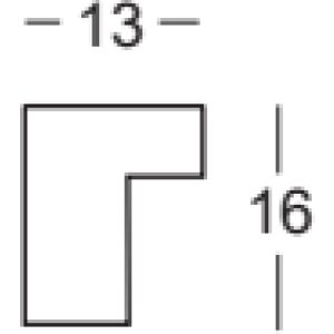 Walther Houten Lijst Valencia Anti-reflecterend glas zilver  59,4x84,1 cm