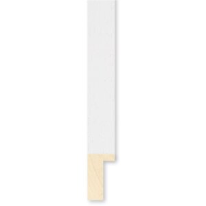 Walther Houten Kader Alicante wit Anti-reflecterend glas 27x48 cm