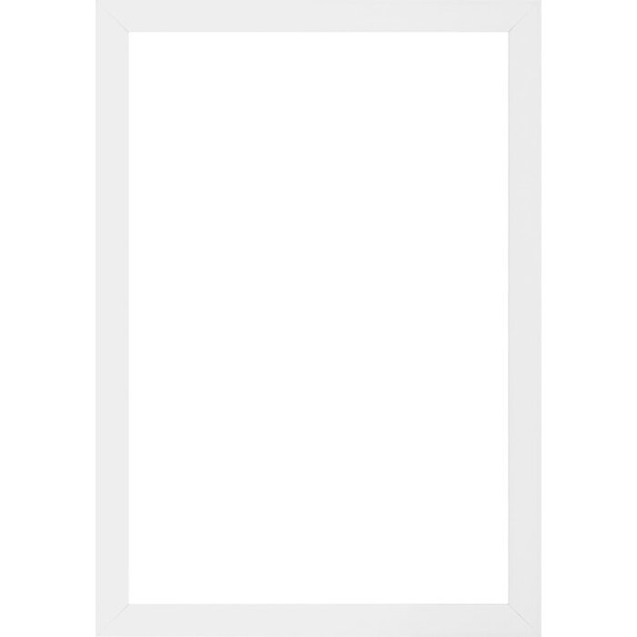 Walther houten lijst Barcelona 70x70 cm wit Anti-reflecterend glas