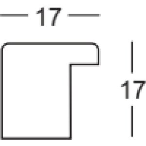 Walther houten lijst Barcelona 61x91,5 cm geel Anti-reflecterend glas